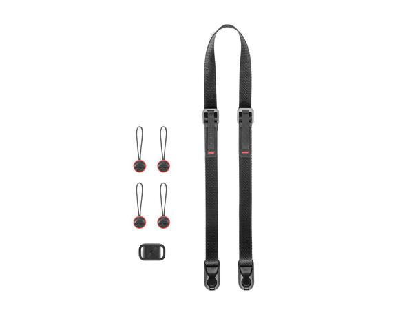 Peak Design Leash Black L-BL-3 Allsidig reim med hurtige koblinger 