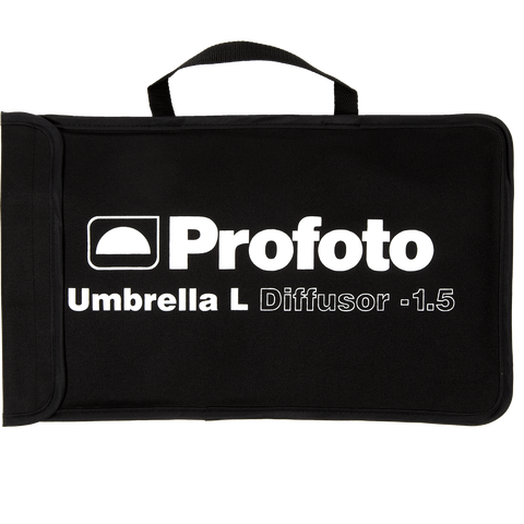 Profoto Umbrella L Diffusor -1.5 Gj&#248;r om hvit/s&#248;lv paraply til softboks