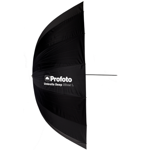 Profoto Umbrella Deep Silver L 130cm S&#248;lv paraply, dyp 130cm/51&quot;