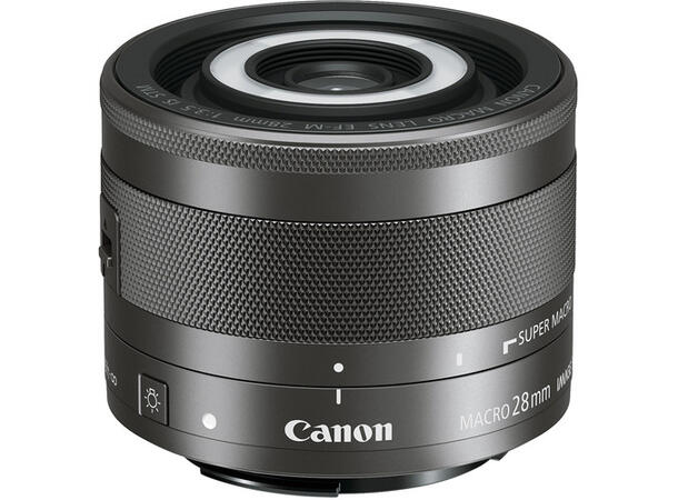 Canon EF-M 28mm f/3.5 IS STM Macroobjektiv til EOS M-system
