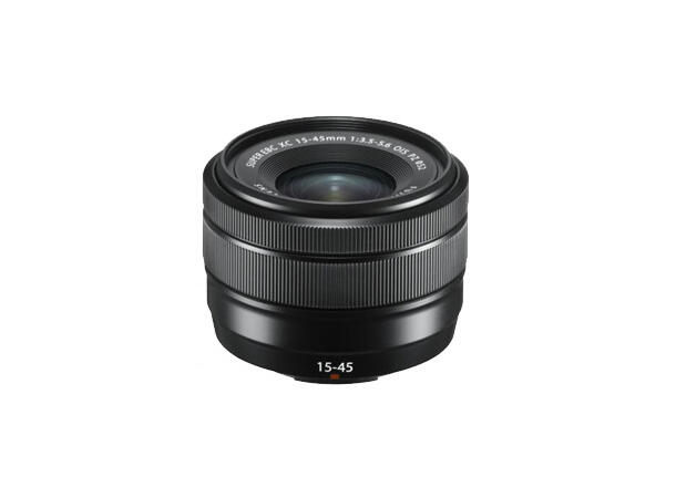 Fujifilm XC 15-45mm f/3.5-5.6 OIS PZ Sor Svært kompakt normalzoom, Sort farge 