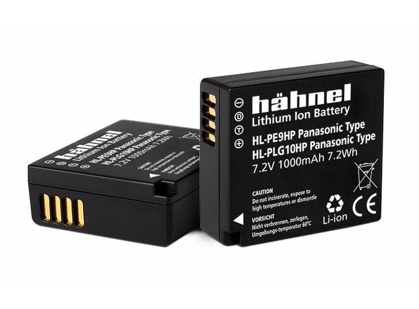 Hahnel Batteri Panasonic HL-PLG10HP Erstatning for Panasonic DMW-BLG10 
