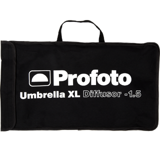 Profoto Umbrella XL Diffusor -1.5 Gj&#248;r om hvit/s&#248;lv paraply til softbox