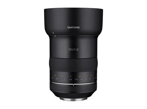 Samyang Premium XP 50mm f/1.2 Canon Svært lyssterk normal for fullformat