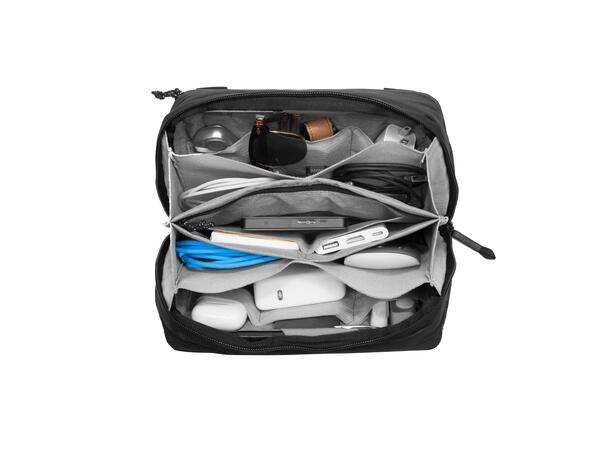 Peak Design Tech Pouch sort BTP-BK-2. Smart organisering for småting 