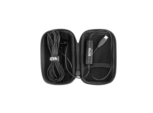 BOYA Mikrofon BY-DM2 Mygg Lavalier Typ C Myggmikrofon Android Typ-C 