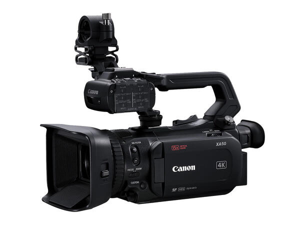 Canon XA55 videokamera 4K UHD 15x optisk, Dual Pixel CMOS AF, SDI 