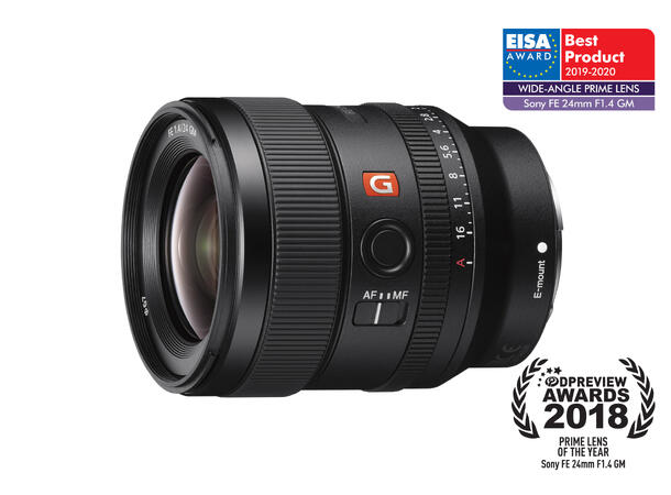 Sony FE  24mm f/1.4 GM Skarp, kompakt  og lett vidvinkel 