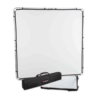 Manfrotto 82243RC Skylite Kit. 2x2m med diffusor 1.25x + s&#248;lv/hvit