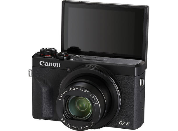 Canon PowerShot G7 X Mark III Sort 4,2x zoom, 1,0-type stacked CMOS-sensor 