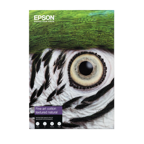 Epson Fine Art Cotton Textured Natural A3+, 25 ark