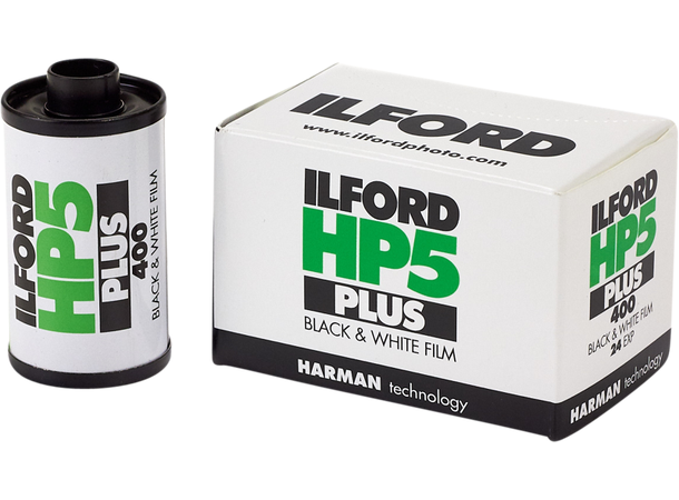 Ilford HP5+ 135 - 30,5 meter rull Sort/Hvit-film 400 ASA