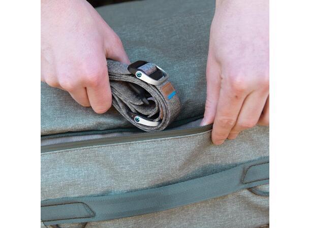 Peak Design Travel Duffelpack 65L sage Stor duffelbag som kan brukes som sekk 