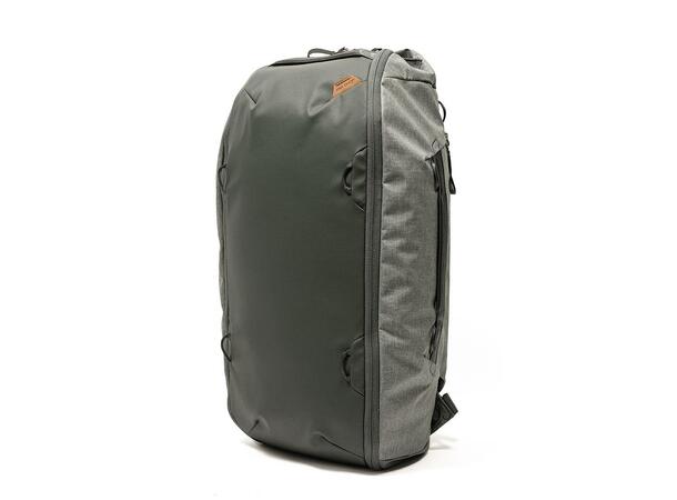 Peak Design Travel Duffelpack 65L sage Stor duffelbag som kan brukes som sekk 
