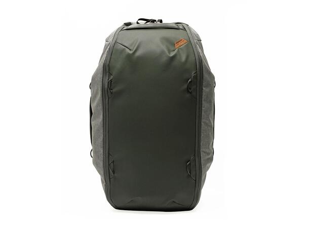 Peak Design Travel Duffelpack 65L sage Stor duffelbag som kan brukes som sekk 