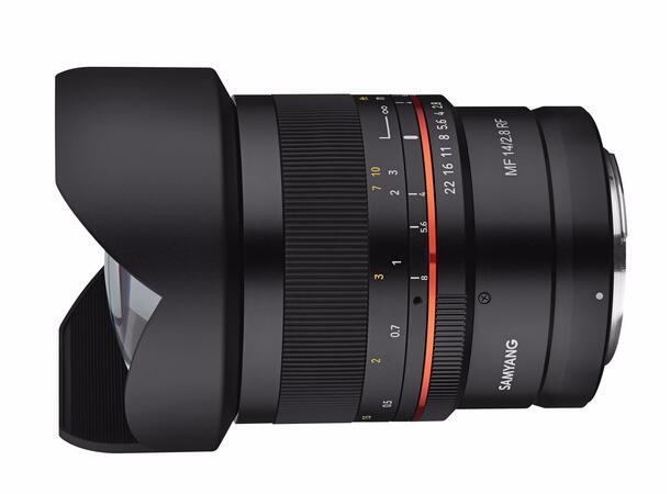 Samyang MF 14mm f/2.8 Canon RF Lyssterk vidvinkel for fullformat 