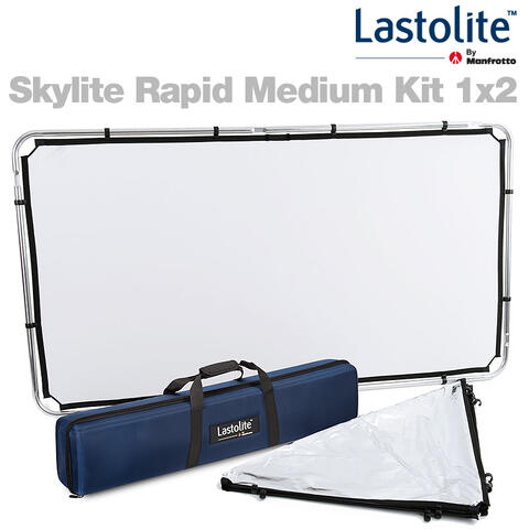 Manfrotto Skylite Rapid Medium Kit 1,1x2 meter m/diff 1,25f og sølv/hvit