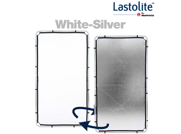 Manfrotto Skylite Rapid Medium Kit 1x2 meter m/diff 1,25f og sølv/hvit