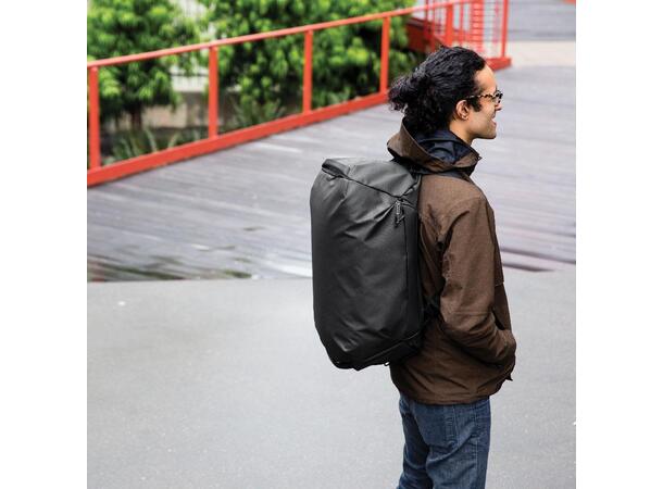 Peak Design Travel Duffel 35L sage Duffelbag med praktiske løsninger 
