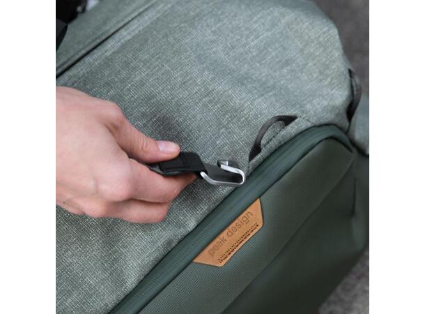 Peak Design Travel Duffel 35L sage Duffelbag med praktiske løsninger 