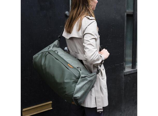 Peak Design Travel Duffel 35L sage Duffelbag med praktiske løsninger 