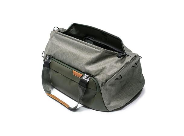 Peak Design Travel Duffel 35L sage Duffelbag med praktiske løsninger 