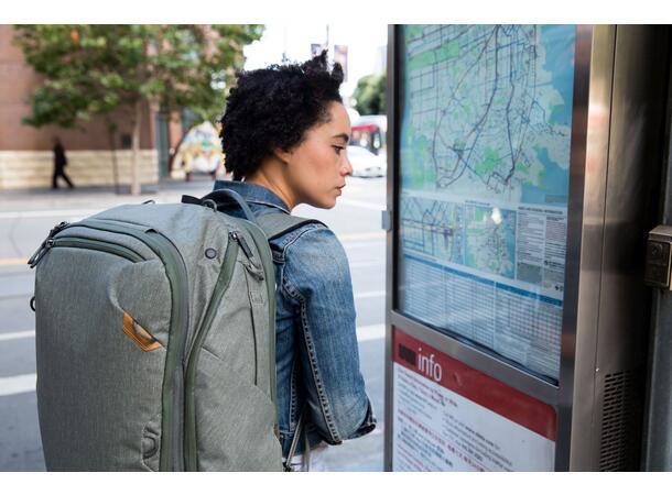 Peak Design Travel Backpack 45L sage Meget allsidig sekk til reise