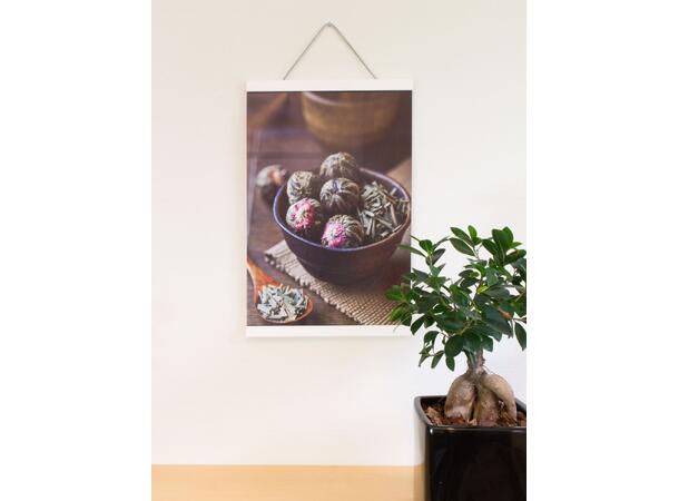 Plakat-ramme 51 cm Hvit Oppheng for plakater og store bilder 