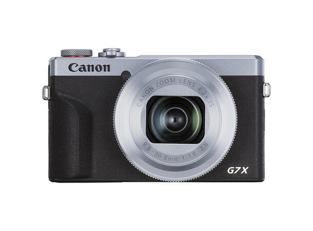 Canon PowerShot G7 X Mark III Sølv 4,2x zoom, 1,0-type stacked CMOS-sensor 