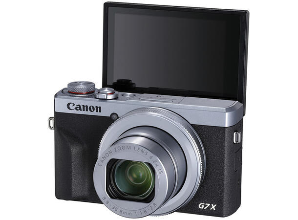 Canon PowerShot G7 X Mark III Sølv 4,2x zoom, 1,0-type stacked CMOS-sensor 