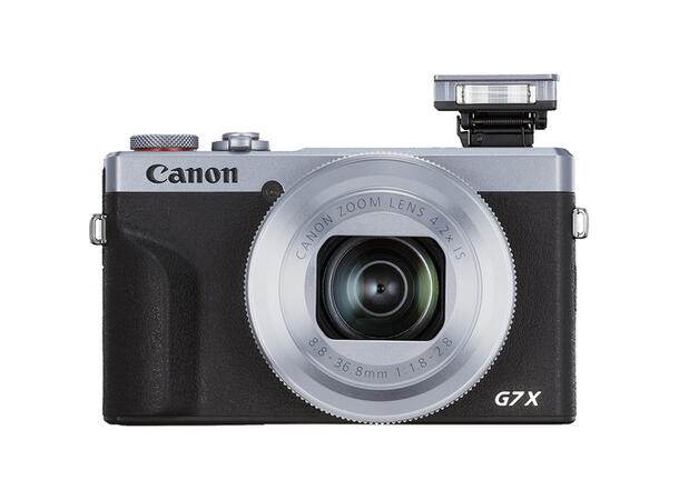 Canon PowerShot G7 X Mark III Sølv 4,2x zoom, 1,0-type stacked CMOS-sensor 
