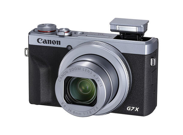 Canon PowerShot G7 X Mark III Sølv 4,2x zoom, 1,0-type stacked CMOS-sensor 