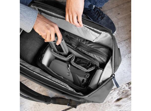 Peak Design Travel Duffelpack 65L sort Stor duffelbag som kan brukes som sekk 