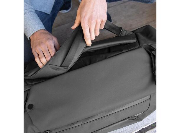 Peak Design Travel Duffelpack 65L sort Stor duffelbag som kan brukes som sekk