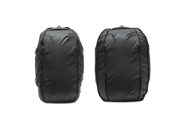 Peak Design Travel Duffelpack 65L sort Stor duffelbag som kan brukes som sekk 