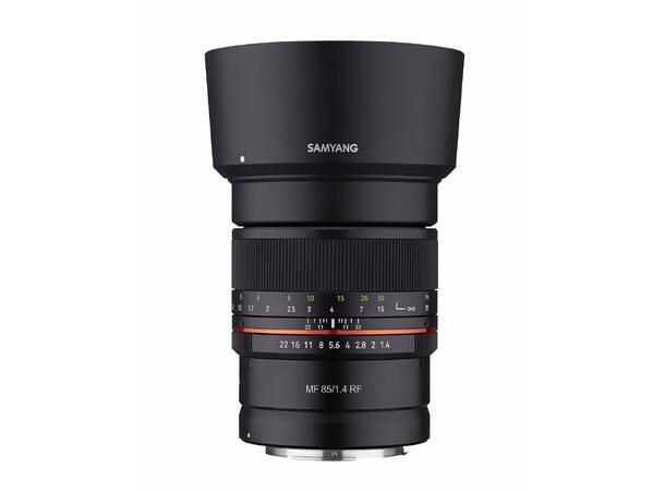 Samyang MF 85mm f/1.4 Canon RF Lyssterkt portrettobjektiv for Canon RF 