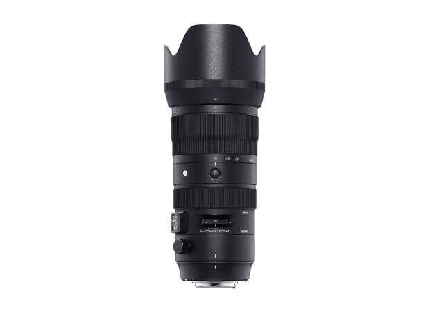 Sigma 70-200mm f/2.8 DG OS HSM Nikon Rask autofokus og stabilisert for Nikon