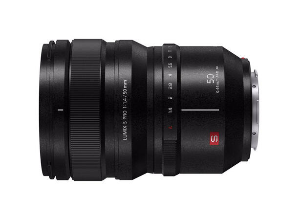 Panasonic Lumix S Pro 50mm f/1.4 Lyssterkt normalobjektiv m/ høy kvalitet 