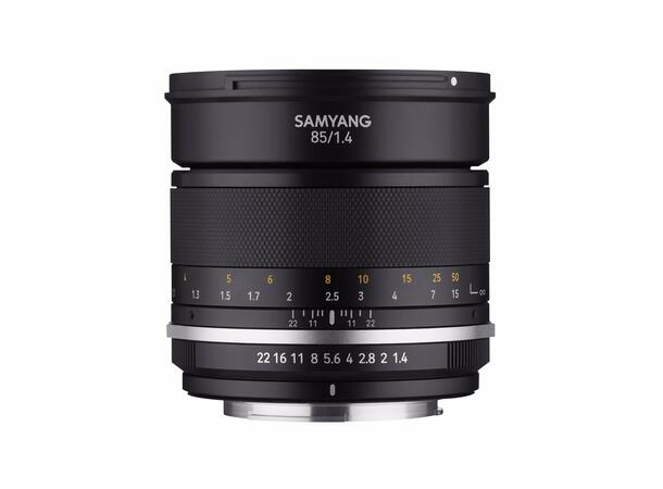 Samyang MF 85mm f/1.4 MK II Portrettobjektiv for fullformat 