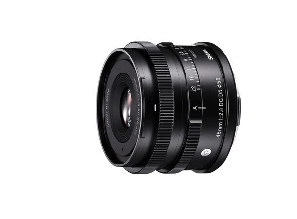 Sigma 45mm f/2.8 DG DN C Sony E Lysterkt objektiv for Sony E 
