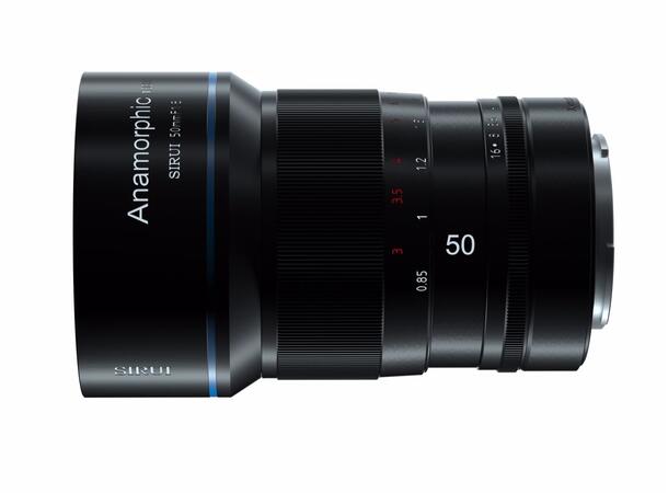 Sirui 50mm f/1.8 1,33x Anamorphic Sony E Ekte anamorph objektiv for video