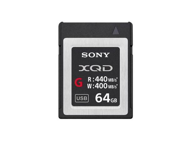 Sony G-Series XQD 64 GB 440MB/s les, 400MB/s skriv