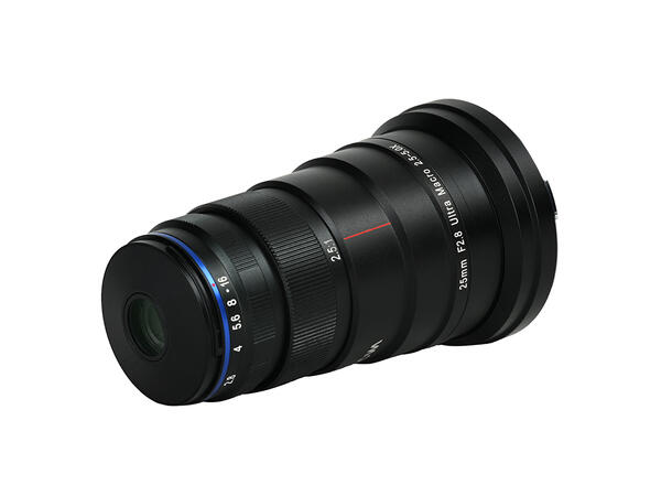 Laowa 25mm f/2.8 2.5-5x Macro Canon RF Ultra makro med 2,5-5x forstørrelse 