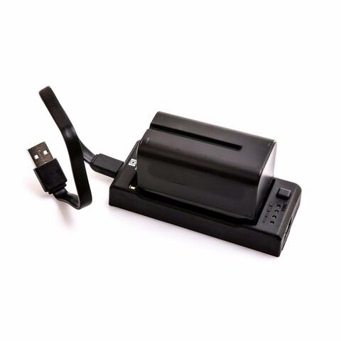 Nanlite Batterilader CN-58 2-i-1 lader for NP-F og LP-E6