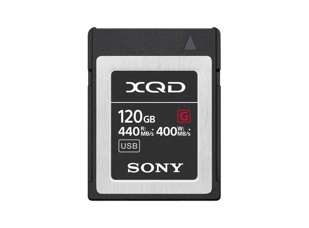 Sony G-Series XQD 120 GB 440MB/s les, 400MB/s skriv 