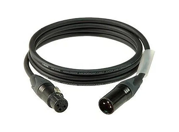 Klotz Superior mikrofon kabel xlr 0,5 meter, sort krave 