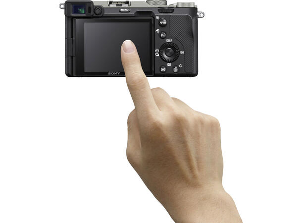 Sony A7C kompakt fullformatkamera 4k video, rask autofokus, lett