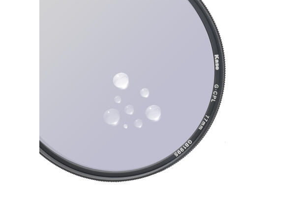 Kase G-CPL Polariseringsfilter 62mm Polariseringsfilter som tåler det meste 