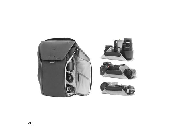 Peak Design Everyday Backpack 20L V2 Black. Genial fotosekk 