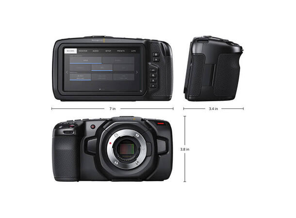 Blackmagic Pocket Cinema Camera 4K 4K RAW 4/3" sensor